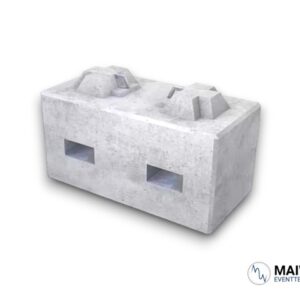 2K Standard-Block mit Gabelführung - 570Kg